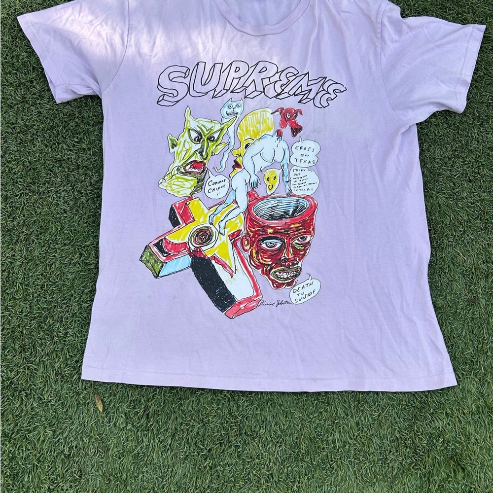 Supreme Graphic Tee - Purple